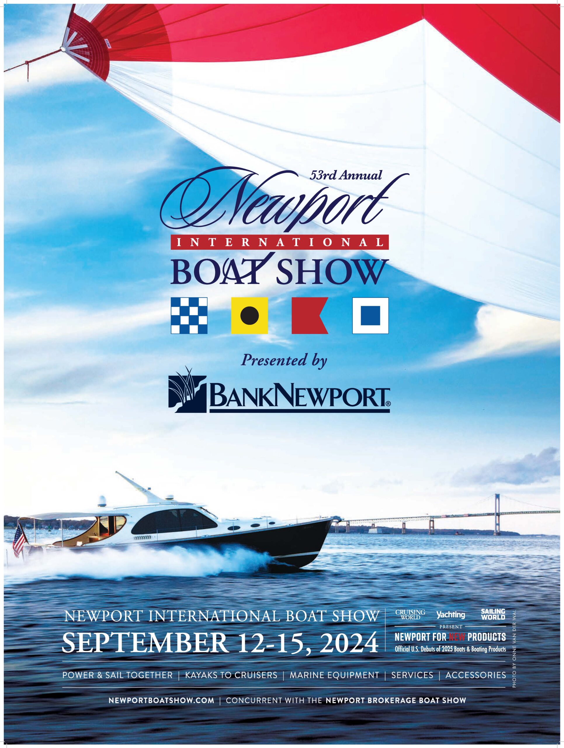 Newport International Boat Show 2024 poster